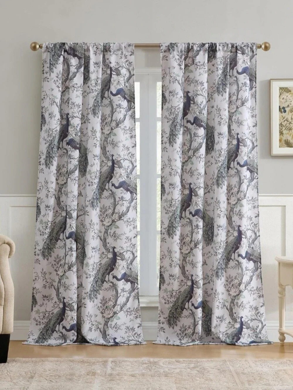 NEW Laura Ashley Belvedere Window Curtains, Two 38